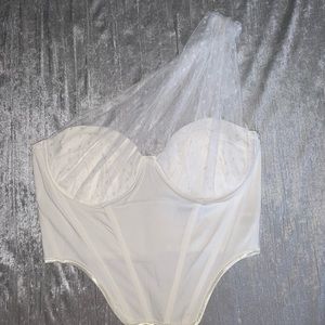 Fashion nova lace corset